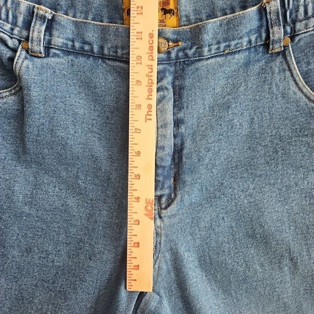 Ross Thompson Jeans Men's Size 40WX30L Light Wash Denim Pants Straight Cut - Picture 11 of 15